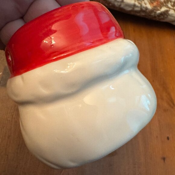 Vintage Santa Clause Planter, Ceramic 3D container - Picture 6 of 9